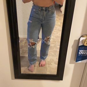 AGOLDE 90’s MID-RISE LOSE FIT IN FALL OUT